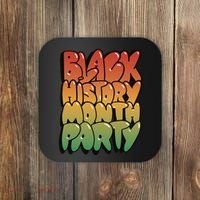 Black History Month Party Coaster thumb 0