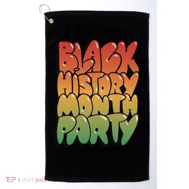 Black History Month Party Golf Towel
