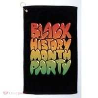 Black History Month Party Golf Towel thumb 0