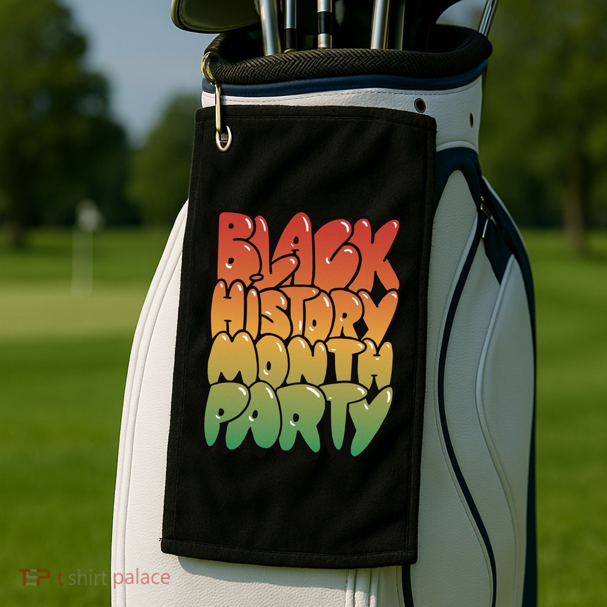 Black History Month Party Golf Towel