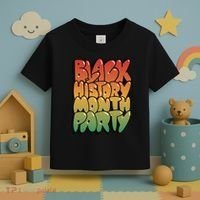 Black History Month Party Toddler T-Shirt thumb 3