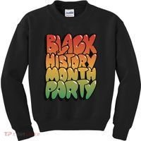 Black History Month Party Kids Sweatshirt thumb 0