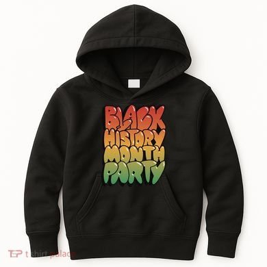 Black History Month Party Kids Hoodie