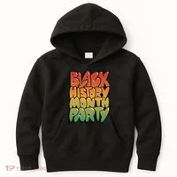 Black History Month Party Kids Hoodie thumb 0