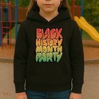 Black History Month Party Kids Hoodie thumb 3