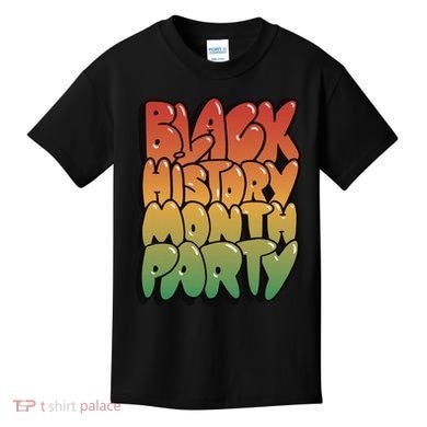 Black History Month Party Kids T-Shirt