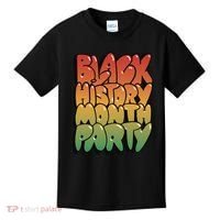 Black History Month Party Kids T-Shirt thumb 0