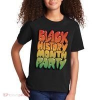 Black History Month Party Kids T-Shirt thumb 2