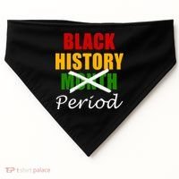 Black History Month Period USA-Made Doggie Bandana thumb 0