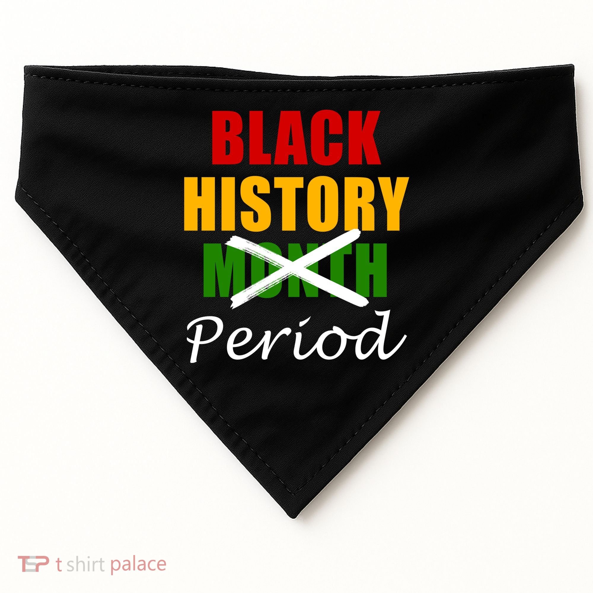 Black History Month Period USA-Made Doggie Bandana