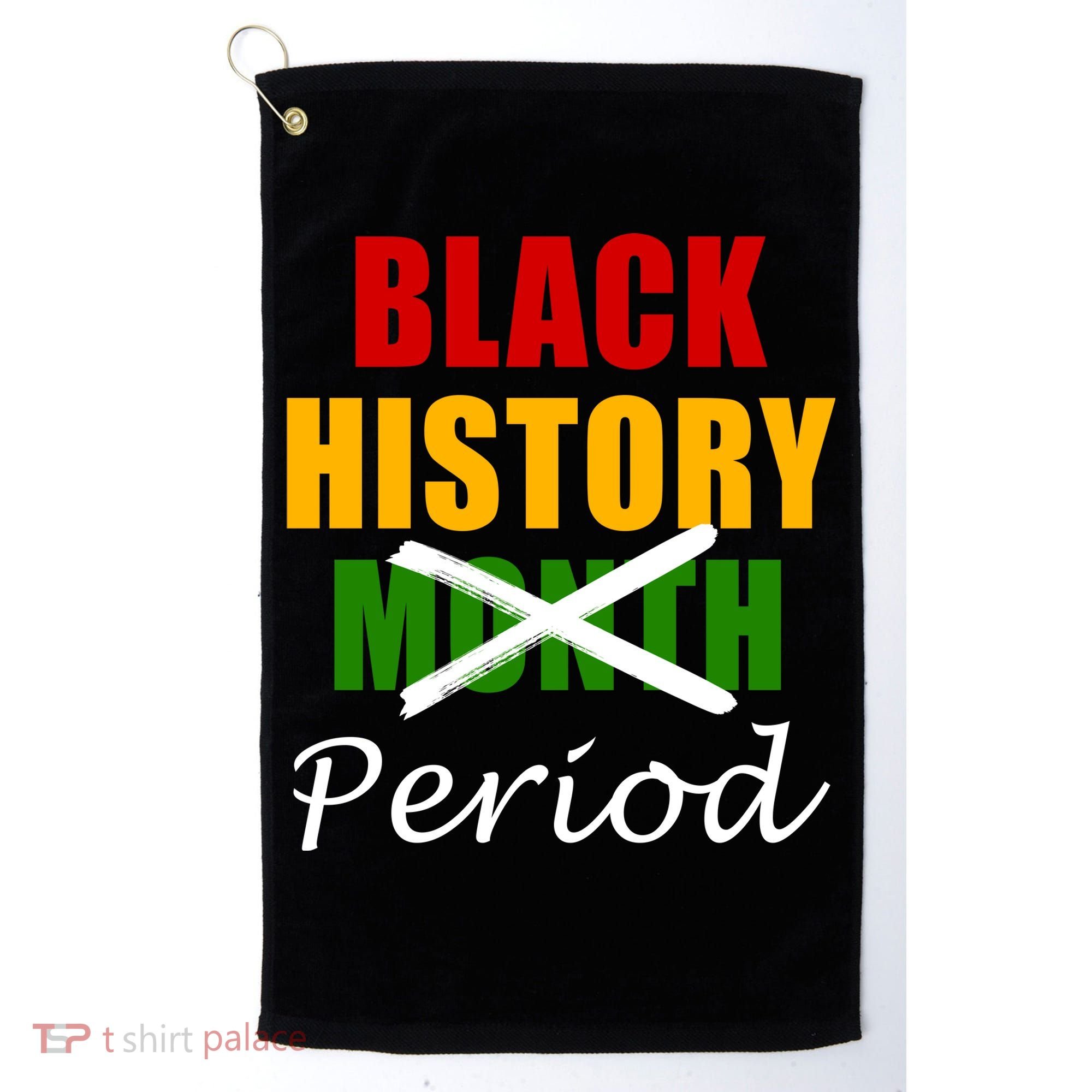 Black History Month Period Golf Towel