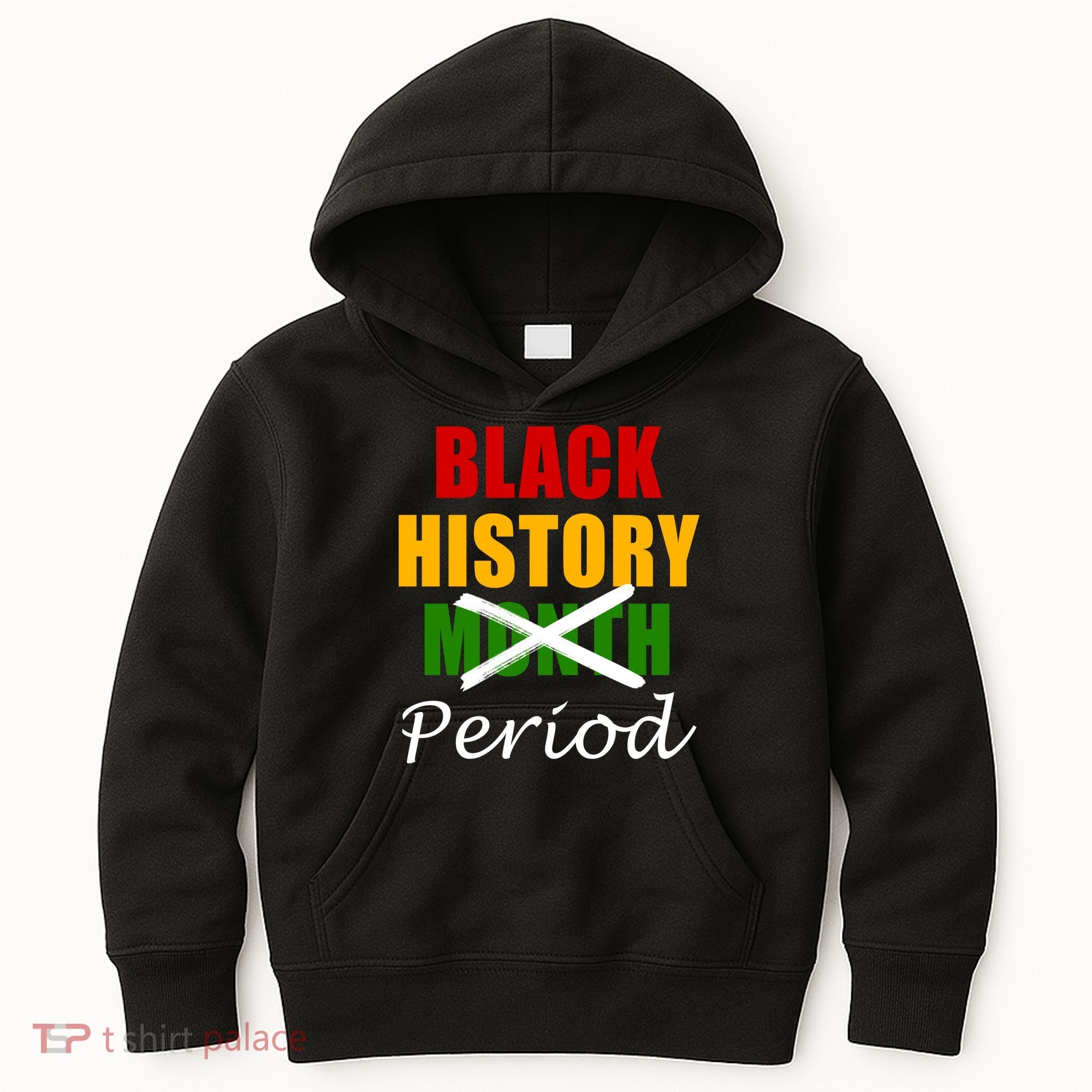 Black History Month Period Kids Hoodie