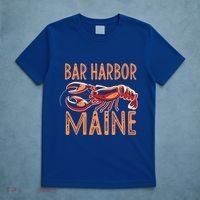 Bar Harbor Maine Lobster Travel Acadia Vintage Gift T-Shirt thumb 5