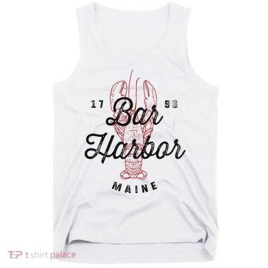 Bar Harbor Maine Souvenir Cool Vintage Lobster Tank Top