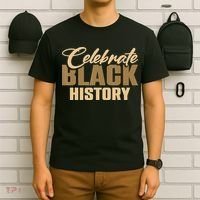 Black History Month Celebrate Black History T-Shirt thumb 6