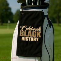 Black History Month Celebrate Black History Golf Towel thumb 2