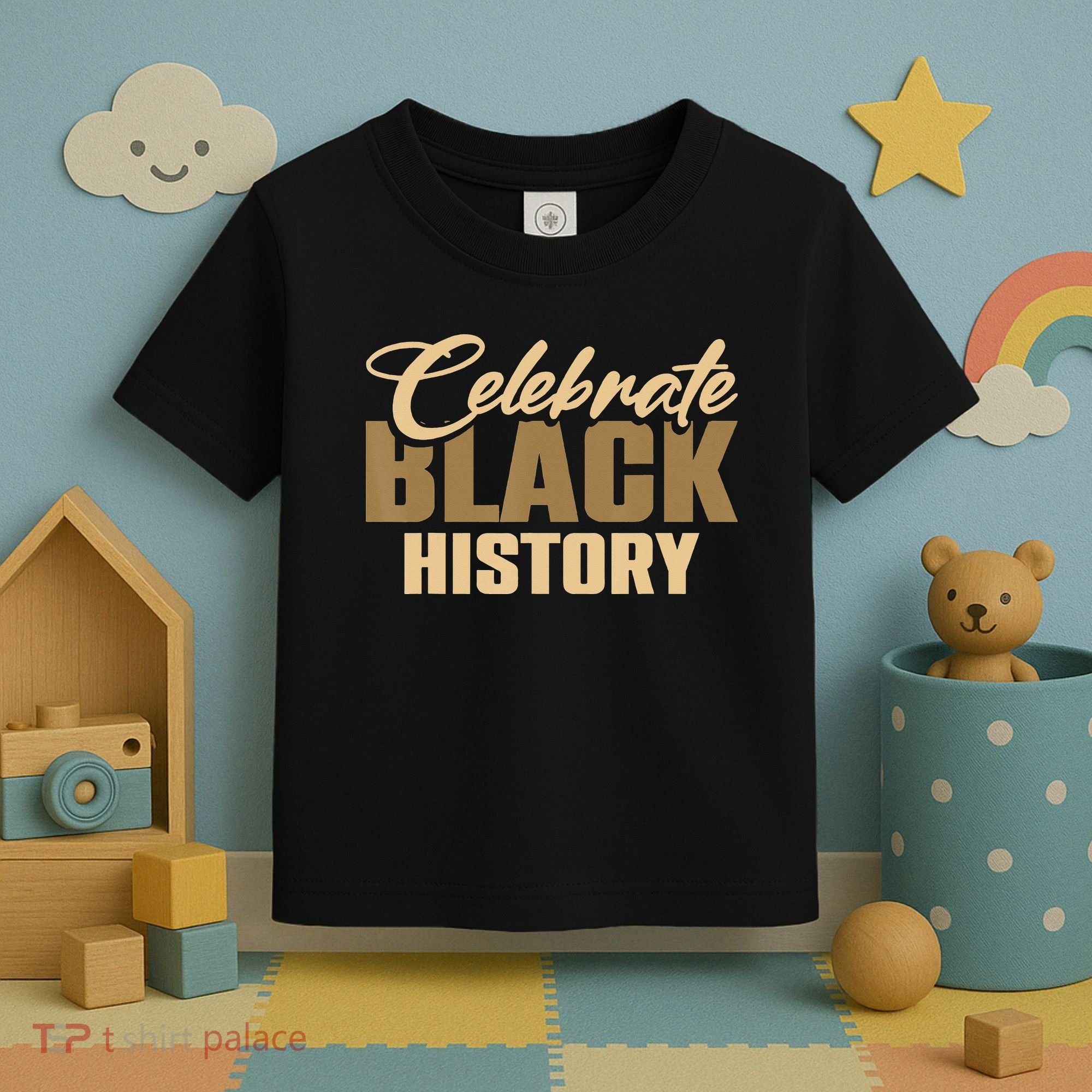Black History Month Celebrate Black History Toddler T-Shirt