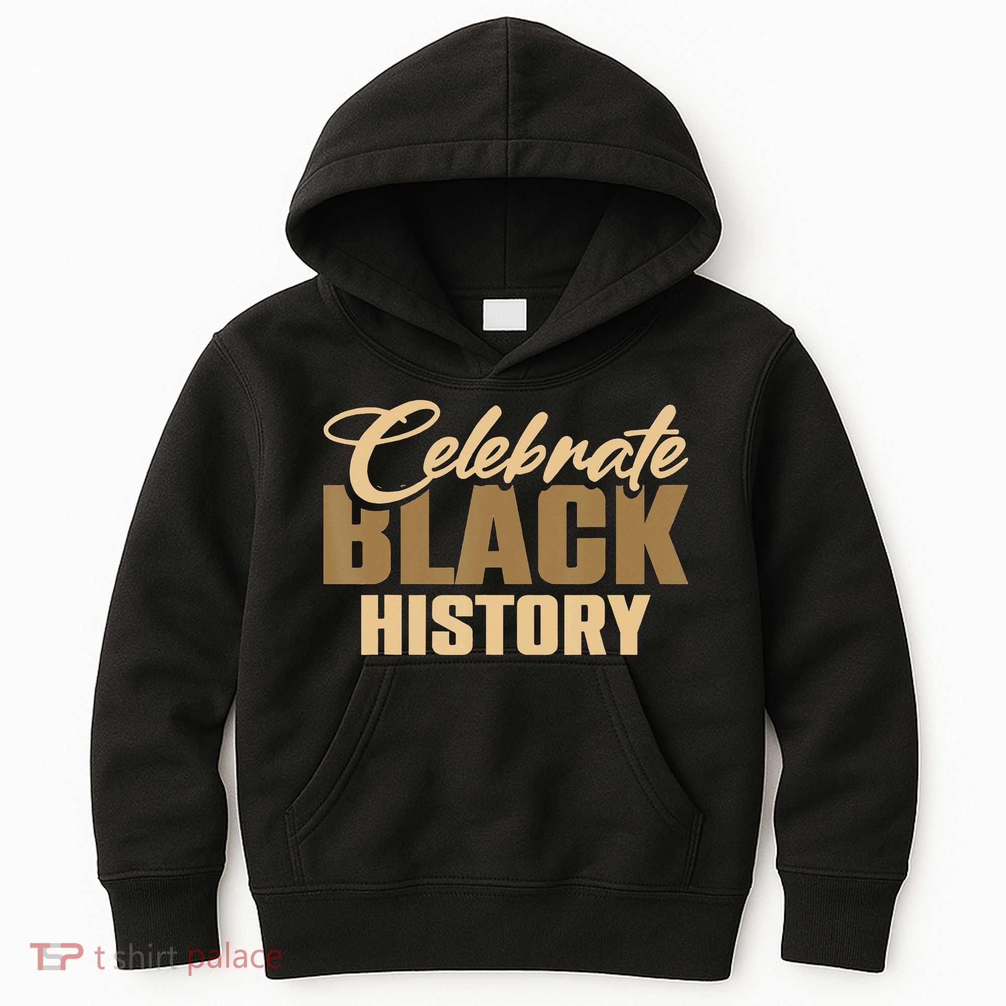 Black History Month Celebrate Black History Kids Hoodie