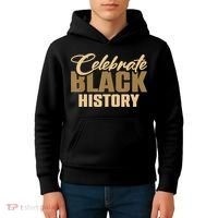 Black History Month Celebrate Black History Kids Hoodie thumb 4