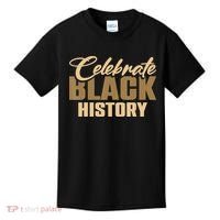 Black History Month Celebrate Black History Kids T-Shirt thumb 0