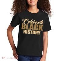Black History Month Celebrate Black History Kids T-Shirt thumb 2
