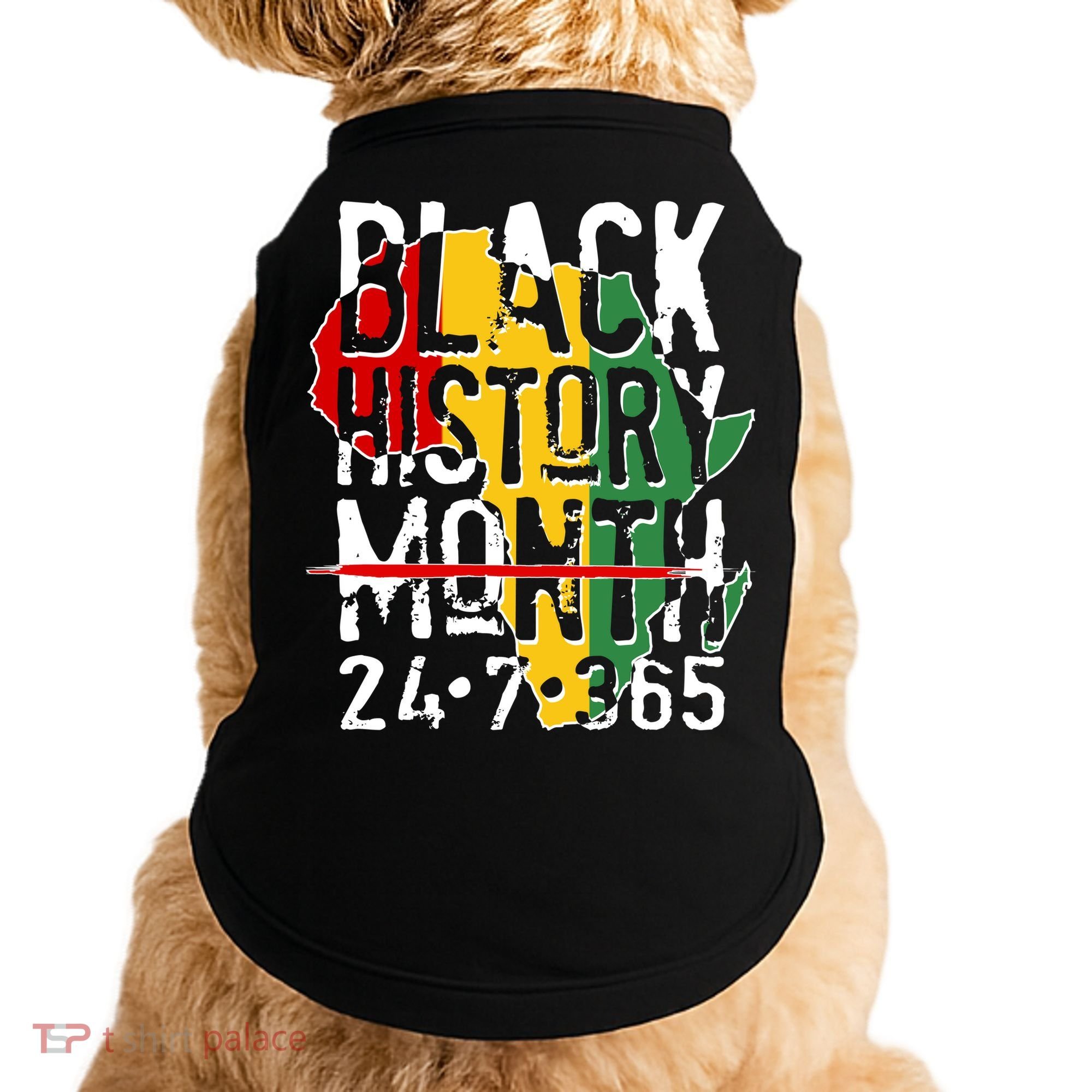 Black History Month 24 7 365 Doggie Tank