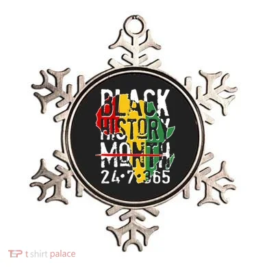 Black History Month 24 7 365 Ornament