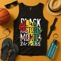 Black History Month 24 7 365 Tank Top thumb 4