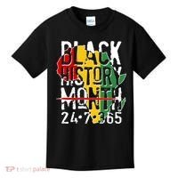 Black History Month 24 7 365 Kids T-Shirt thumb 0