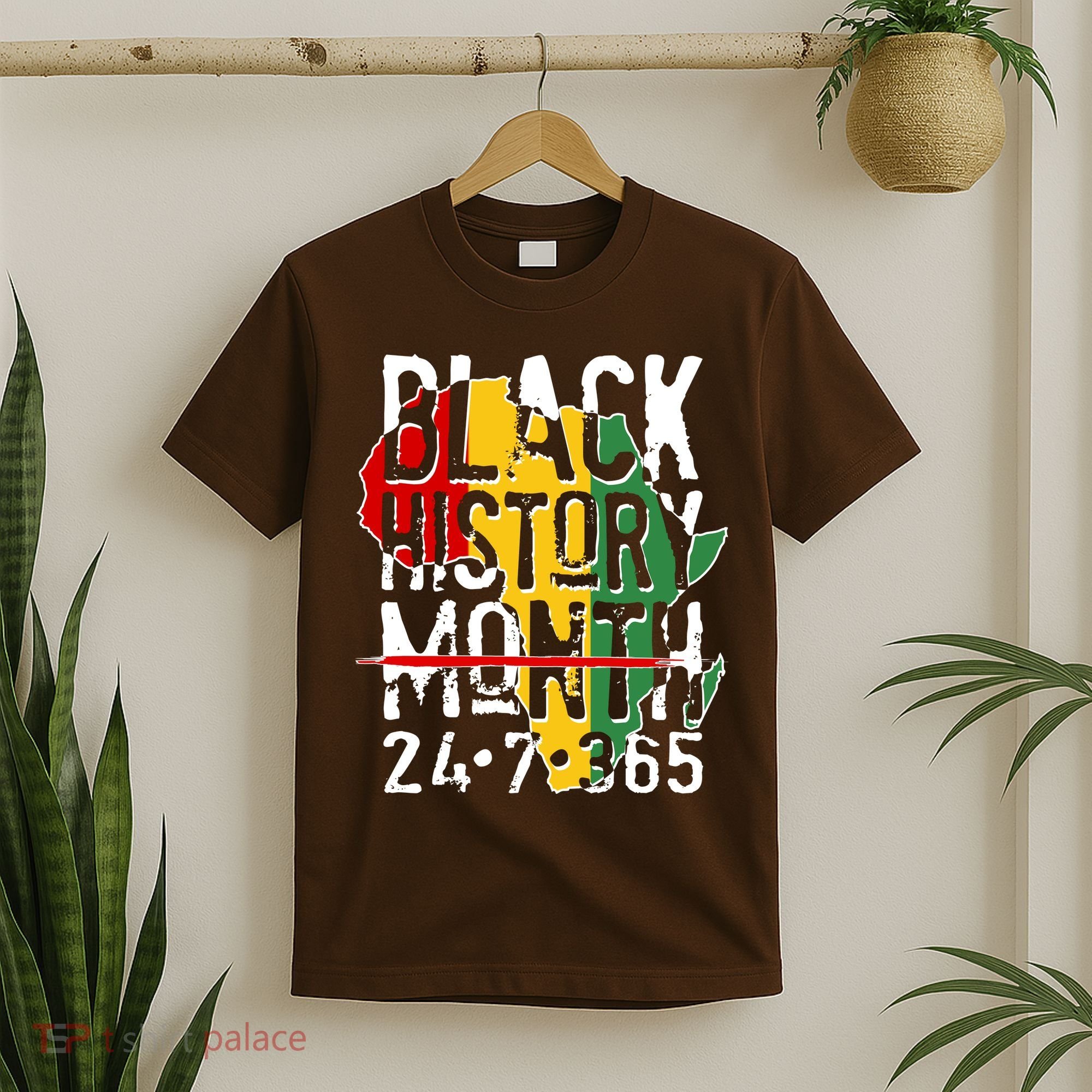 Black History Month 24 7 365 T-Shirt
