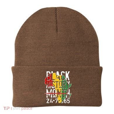 Black History Month 24 7 365 Beanie