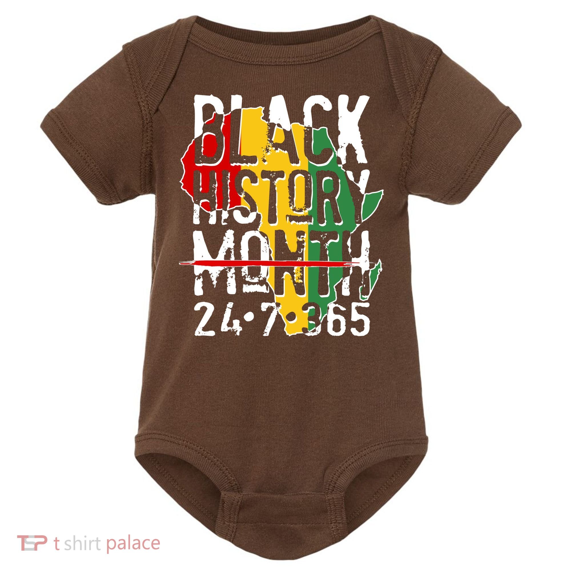 Black History Month 24 7 365 Baby Bodysuit