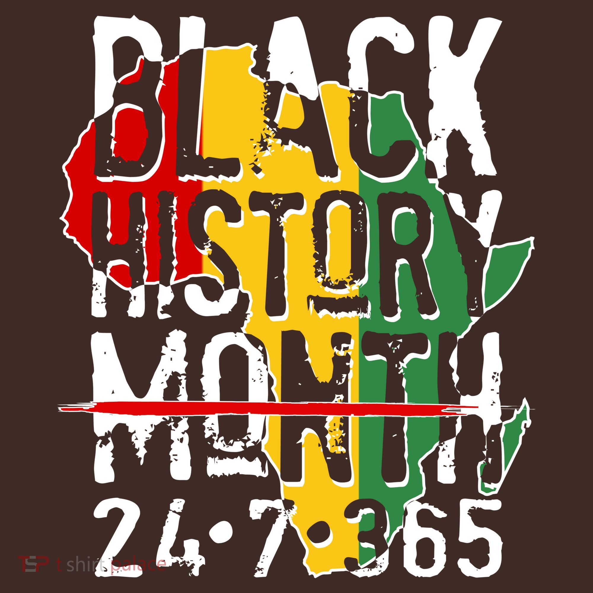 Black History Month 24 7 365 Kids Hoodie