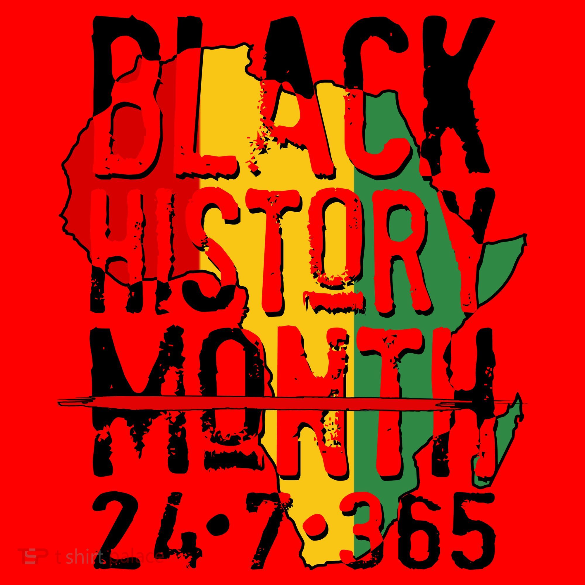Black History Month 24 7 365 Santa Hat