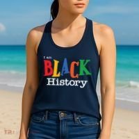 Black History Month I Am Black History Women's Tank Top thumb 2