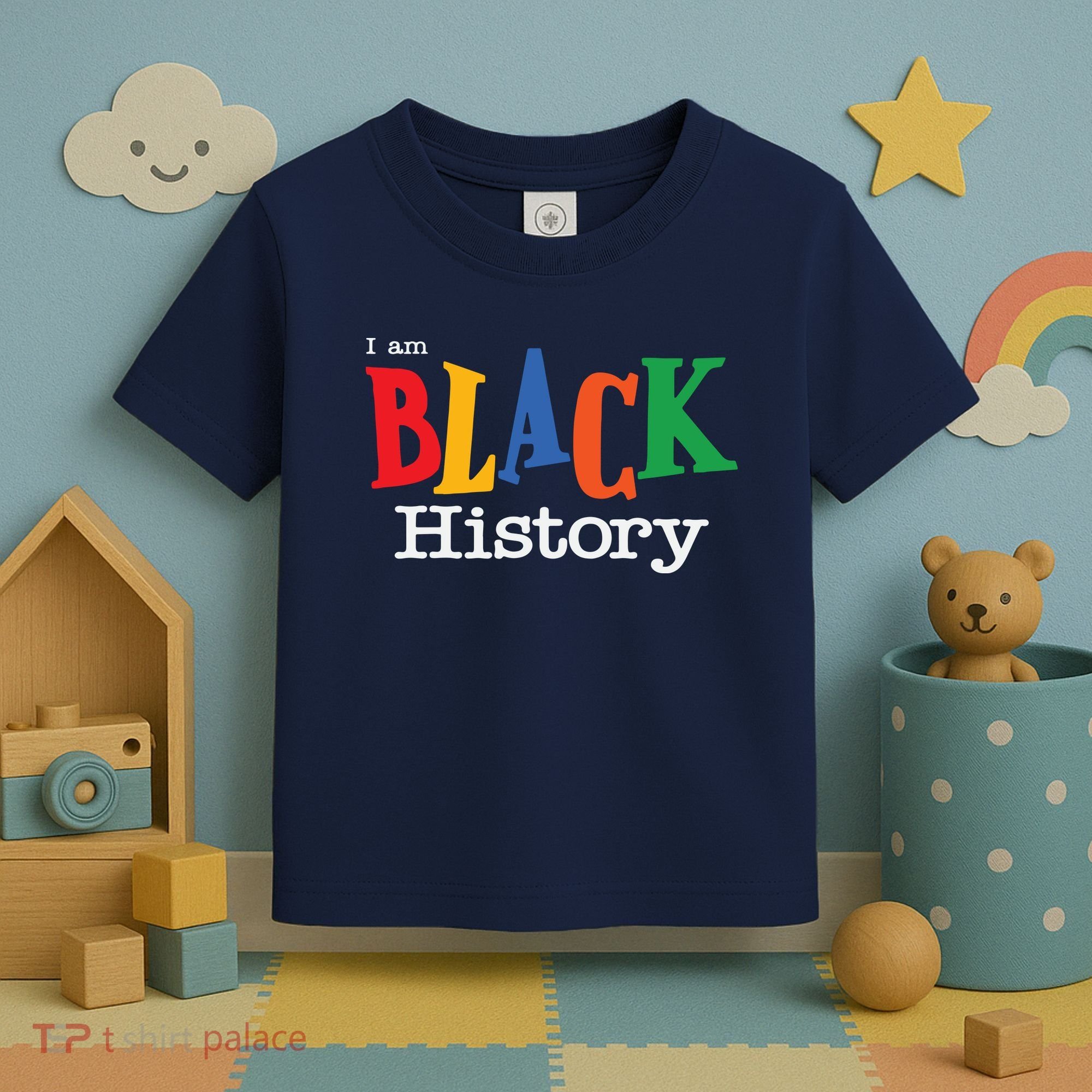 Black History Month I Am Black History Toddler T-Shirt