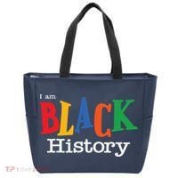 Black History Month I Am Black History Tote Bag thumb 0
