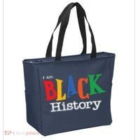 Black History Month I Am Black History Tote Bag thumb 2