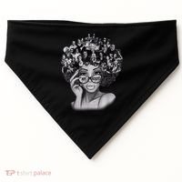 Black History Month Shirt I Love My Roots Back Powerful BLM USA-Made Doggie Bandana thumb 0