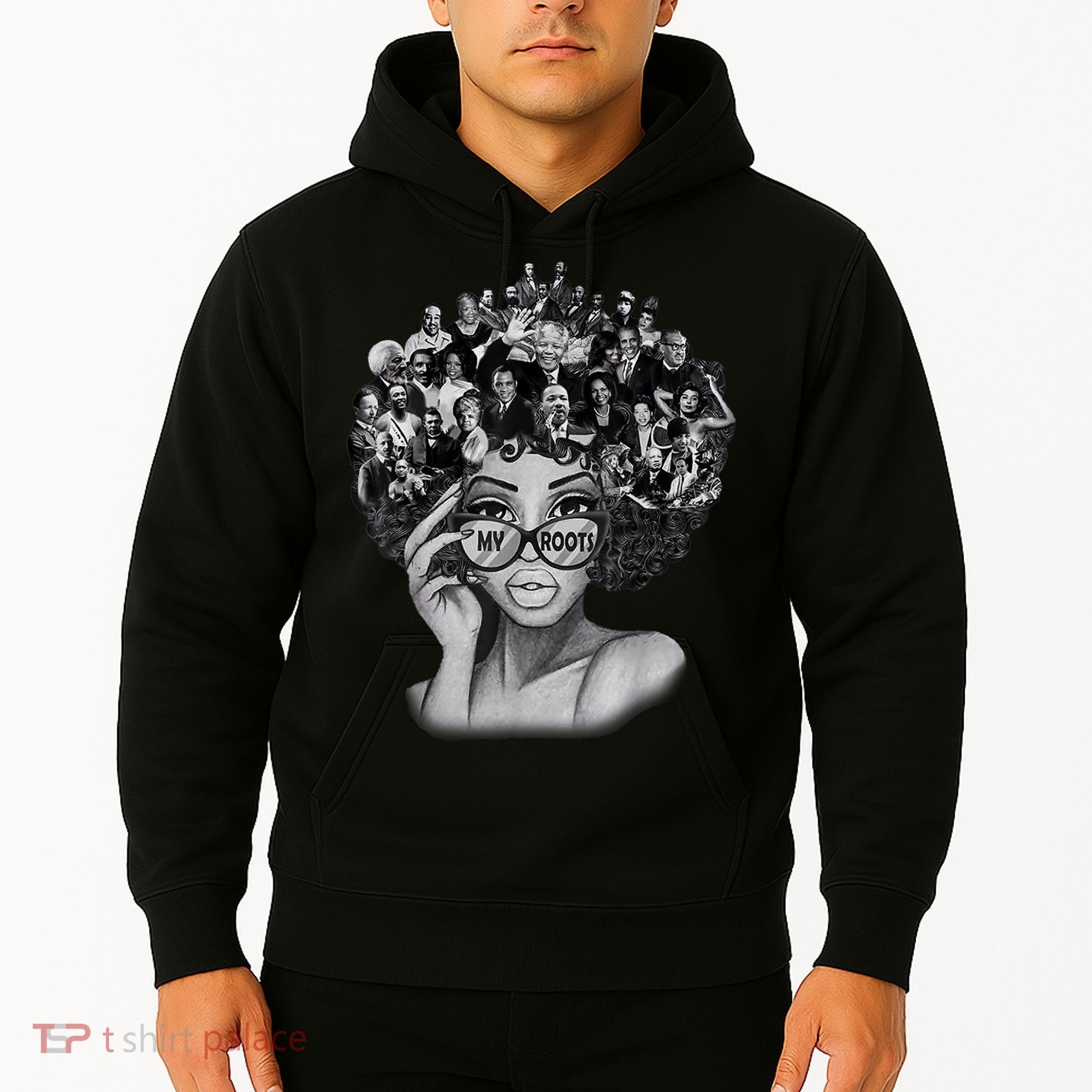 Black History Month Shirt I Love My Roots Back Powerful BLM Hoodie