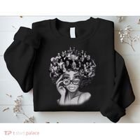 Black History Month Shirt I Love My Roots Back Powerful BLM Sweatshirt thumb 2