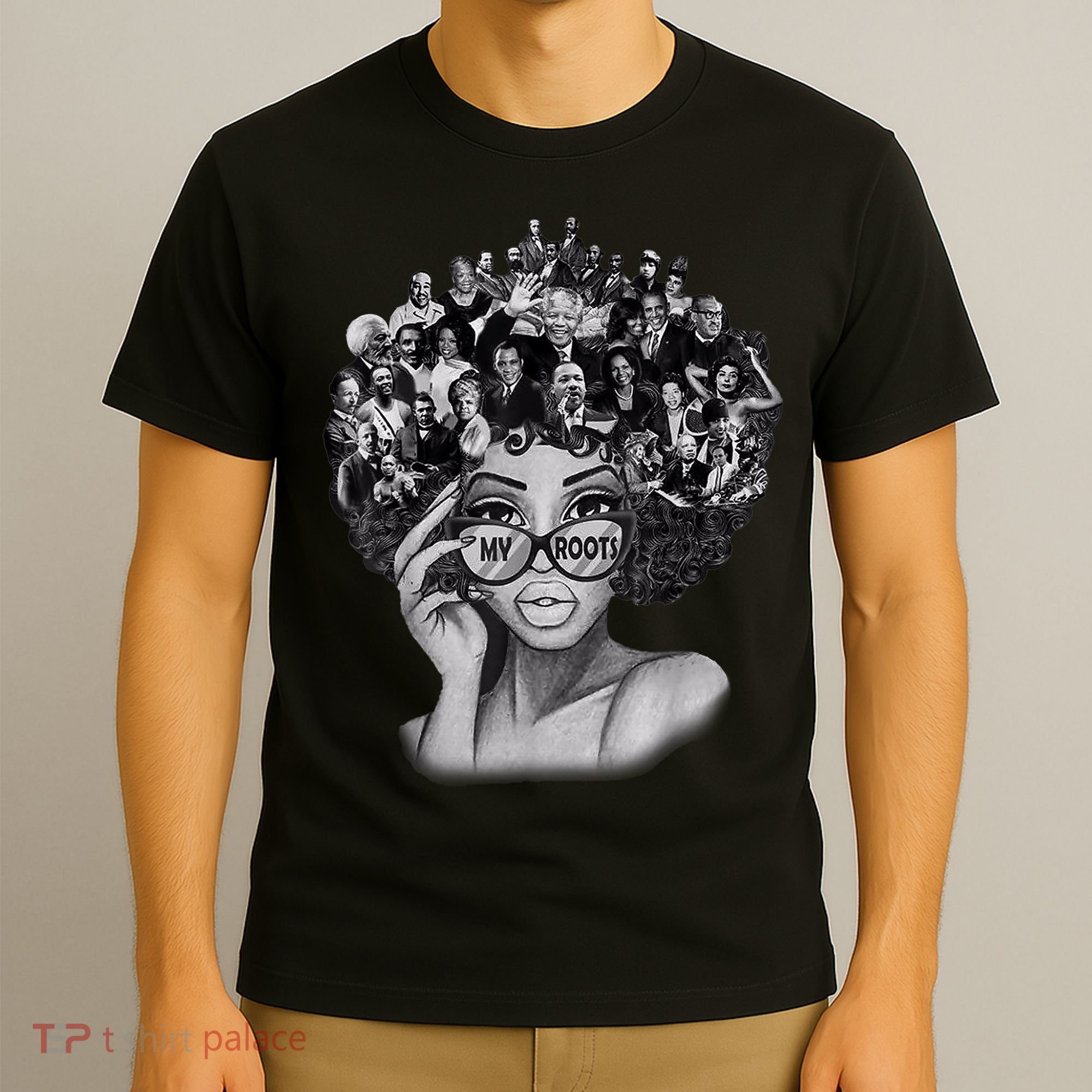 Black History Month Shirt I Love My Roots Back Powerful BLM T-Shirt