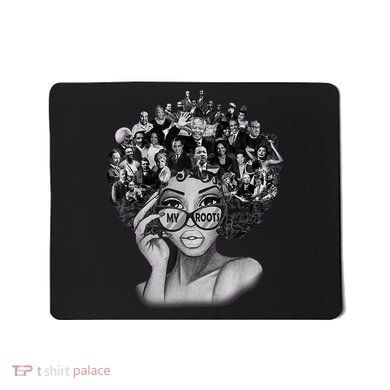 Black History Month Shirt I Love My Roots Back Powerful BLM Mousepad