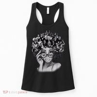 Black History Month Shirt I Love My Roots Back Powerful BLM Women's Tank Top thumb 0