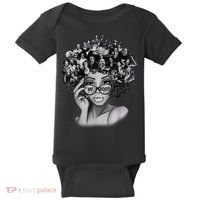 Black History Month Shirt I Love My Roots Back Powerful BLM Baby Bodysuit thumb 0