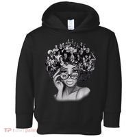 Black History Month Shirt I Love My Roots Back Powerful BLM Toddler Hoodie thumb 0