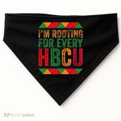 Black History Month IM Rooting For Every Hbcu Juneth USA-Made Doggie Bandana