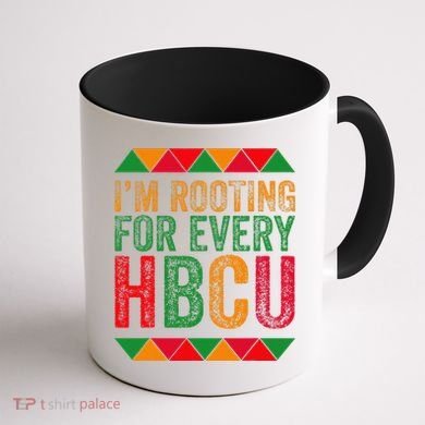 Black History Month IM Rooting For Every Hbcu Juneth Coffee Mug back