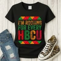 Black History Month IM Rooting For Every Hbcu Juneth Women's T-Shirt thumb 3