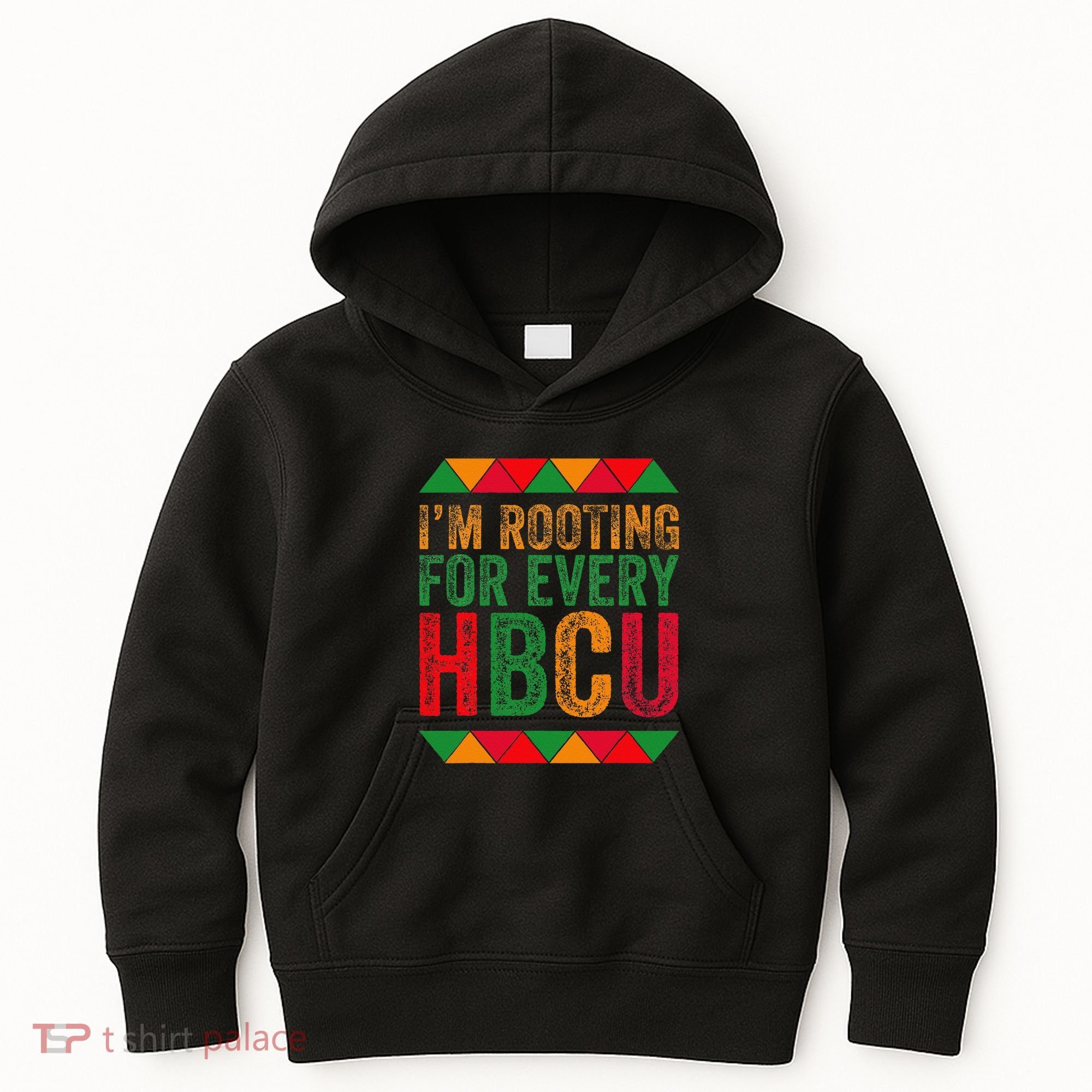 Black History Month IM Rooting For Every Hbcu Juneth Kids Hoodie